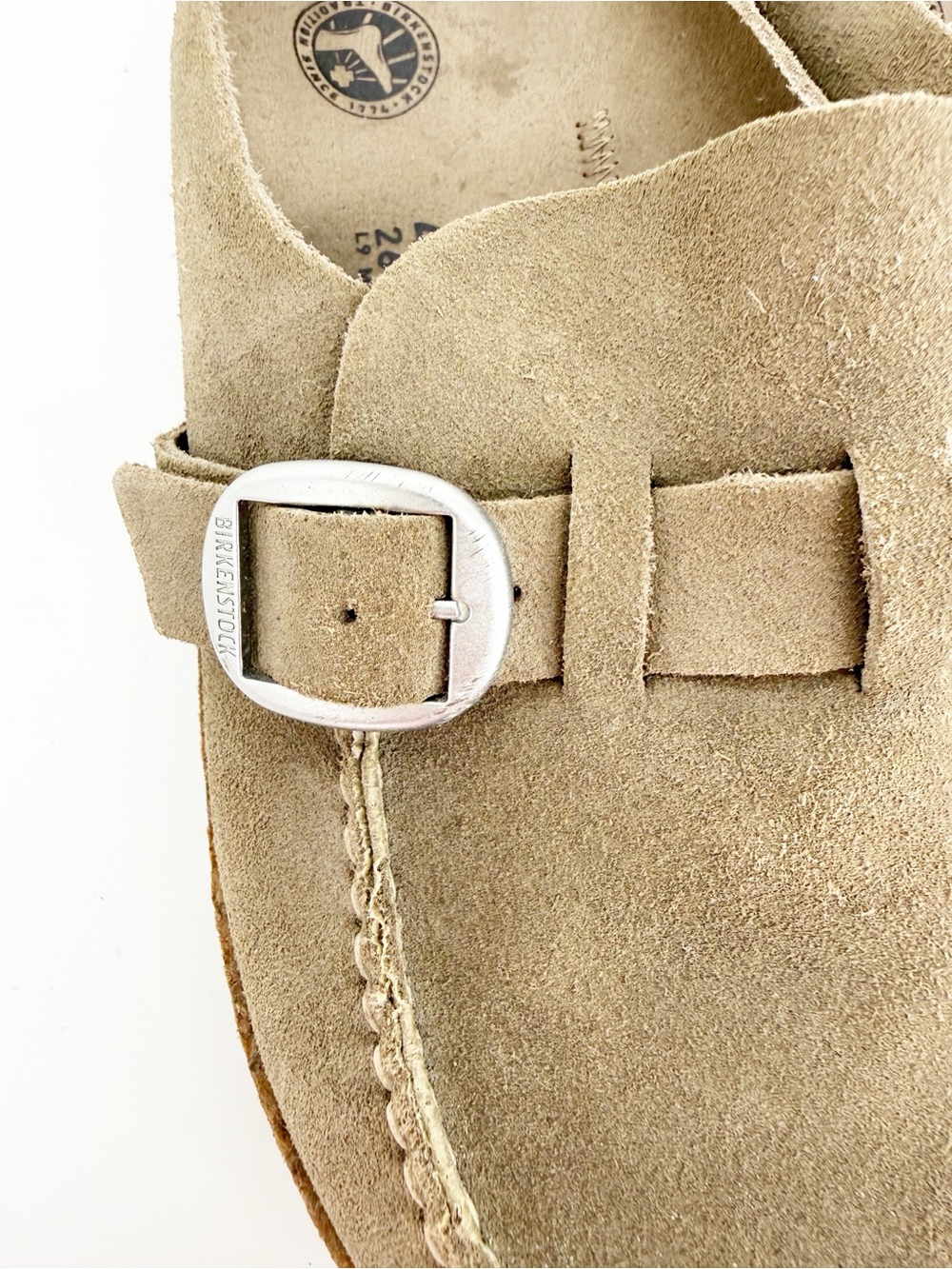 Birkenstock Buckley Suede Leather Loafers 9 Tan - Picture 5 of 9
